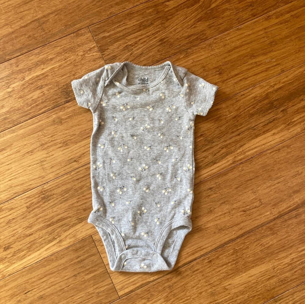 Carter's Floral Onesie, Size 3-6 M